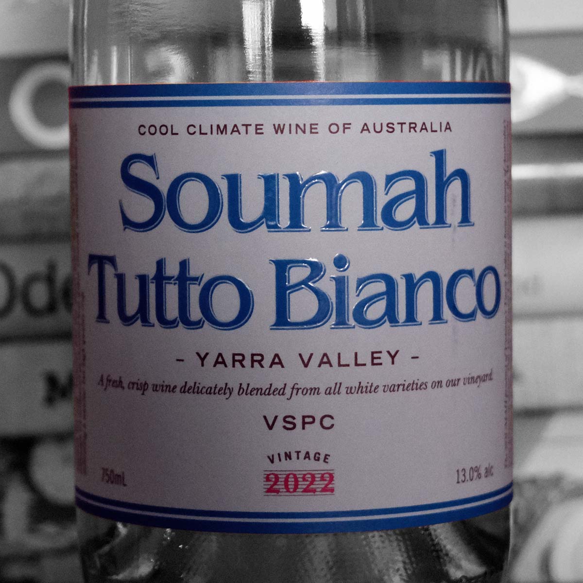 Soumah Tutti Bianco VSPC 2022 Yarra Valley, Vic