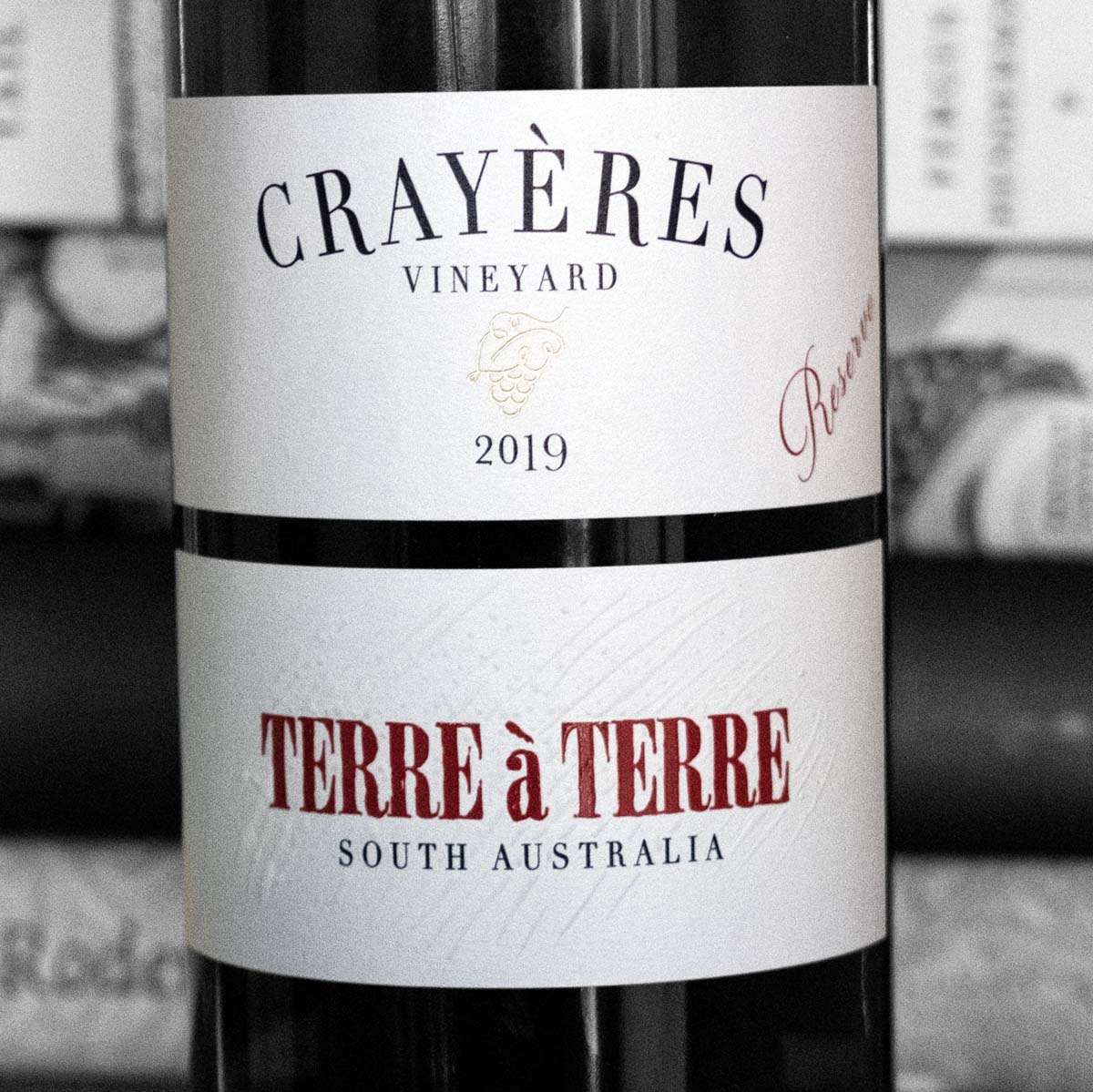 Terre a Terre Crayères Vineyard Reserve 2019 Wrattonbully, SA