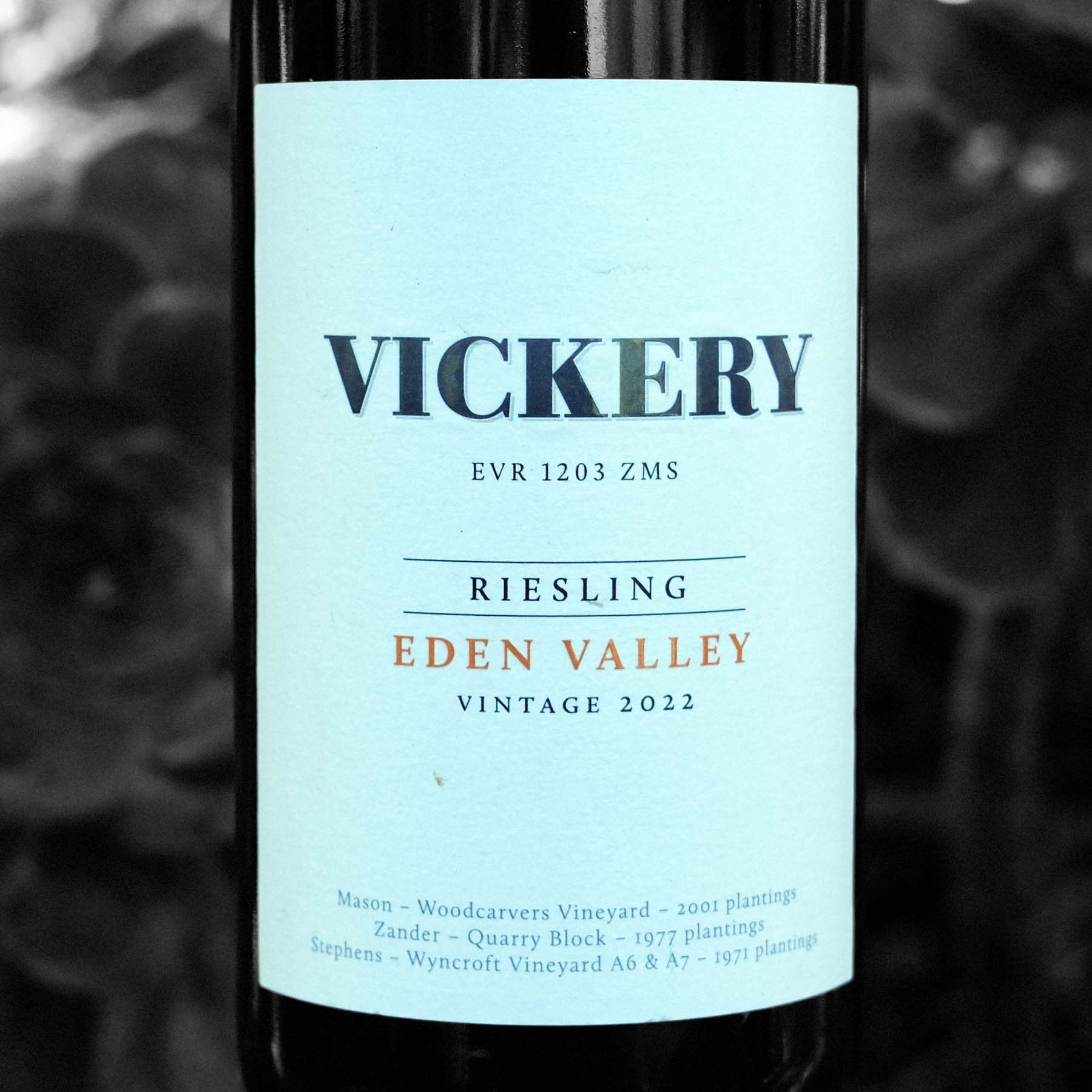 Vickery Riesling EVR 1203 ZMS 2022 Eden Valley, SA